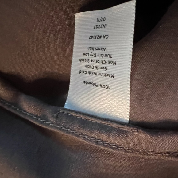 NWT Talbots lt brown balloon sleeve blouse. 3/4 sleeves. Size XL - Picture 7 of 7